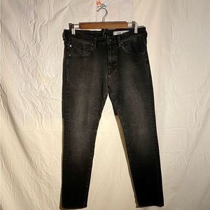 H&M 360 Tech Stretch Washed Black Jeans (34x32)